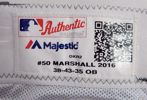 Arizona Diamondbacks Evan Mashall 50 Oyun Kullanılmış Gri Pantolon DP23094 - Oyun Kullanılmış MLB Pantolon