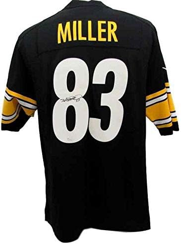 Heath Miller Steelers İmzalı / İmzalı Nike Saha Forması JSA 129163-İmzalı NFL Formaları