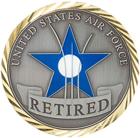 Amerika Birleşik Devletleri Hava Kuvvetleri Emekli Oldu USAF Millete Hizmet Kariyeri Challenge Coin
