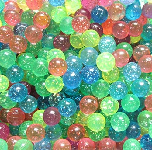 20 Glitter Süper YÜKSEK Sıçrama Topları MERHABA Kabarık Sparkle Superball KEDİ Oyuncak 27MM 1, sanat Setleri/Aksesuarları