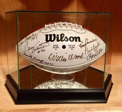 Bart Starr Super Bowl SB I Packers Takımı Resmi Wilson NFL Futbol JSA İmzalı Futbol Toplarını İmzaladı
