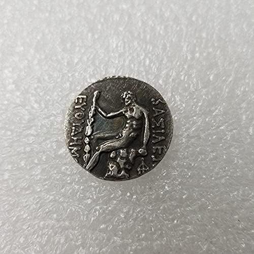 Antika El Sanatları Yunan Sikke Bakır Kaplama Gümüş Eski Sikke Hediyelik Eşya 457 Sikke Koleksiyonu hatıra parası