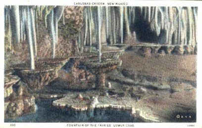 Carlsbad Mağaraları, New Mexico Kartpostalı