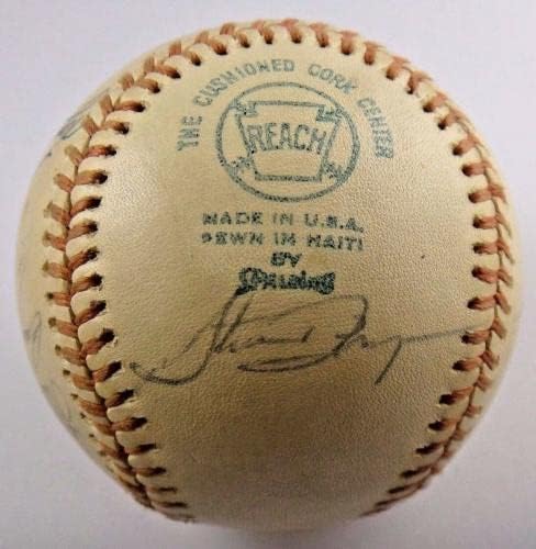 Nadir Lymann Bostock Beyzbol İmzaladı 1976 Minnesota ikizleri Tam JSA Mektubu İmzalı beyzbol topları ile