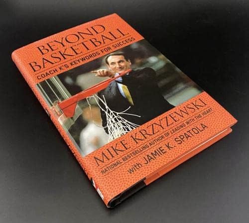 Mike Krzyzewski Koçu K Basketbolun Ötesinde İmzaladı HC 1. Baskı PSA / DNA İmzalı-İmzalı Kolej Basketbolları