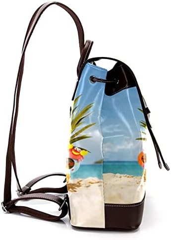 VBFOFBV Sırt Çantası Kadın Sırt Çantası Laptop Sırt Çantası Seyahat Rahat Çanta, Hawaii Plaj Ananas