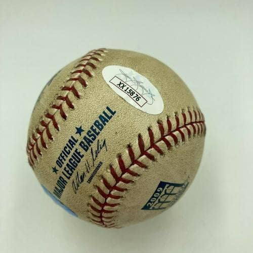 Tarihi Mariano Rivera 500. Tasarruf 6-28-09 İmzalı Oyun Kullanılmış Beyzbol MEARS & JSA-MLB İmzalı Oyun Kullanılmış