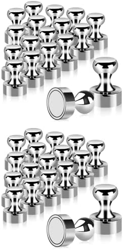 36 Adet Metal Manyetik itme Pimleri Manyetik Başparmak Meseleye, Pratik Buzdolabı Mıknatısları için Mükemmel Beyaz