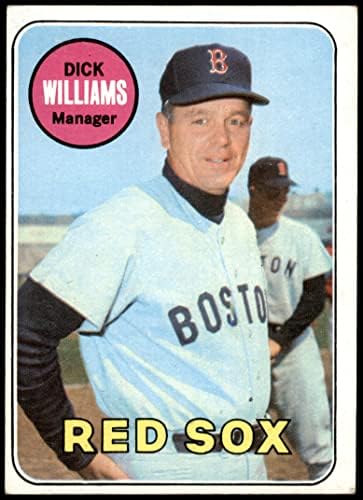 1969 Topps 349 Dick Williams Boston Red Sox (Beyzbol Kartı) - Red Sox