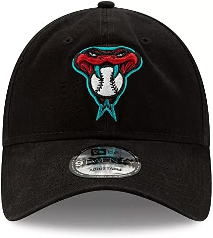 Yeni Dönem Arizona Diamondbacks 9 YİRMİ Çoğaltma Çekirdek Klasik Alternatif Strapback Kap, Ayarlanabilir Şapka Siyah