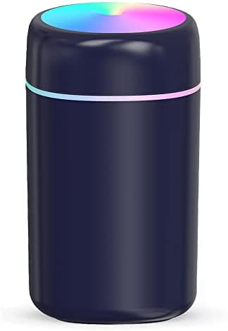 Gekestory Renkli Serin Mini Nemlendirici, 330 ml Aromaterapi uçucu yağ Difüzörleri, USB Serin Sis Nemlendiriciler